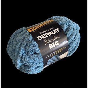 Adriatic Blue Bernat Blanket Big Yarn New Chunky